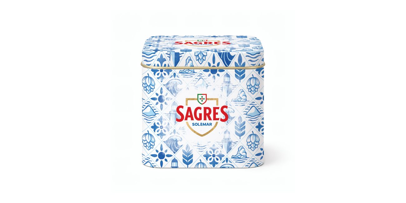 lata de metal SAGRES